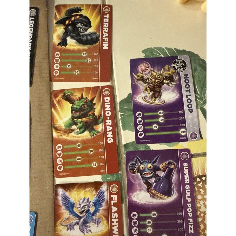 27 Skylander Spyro's Adventure Stat Cards 19 Scan Cards - Picture 8 of 11